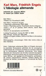 L'Idéologie allemande