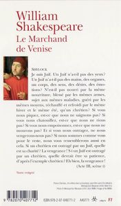 Le Marchand de Venise (Édition bilingue)