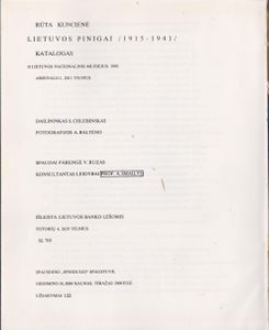 Lietuvos Pinigai 1915-1941