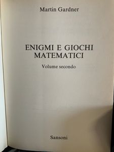 Enigmi e giochi matematici - Volume 2°