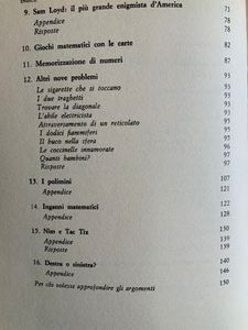 Enigmi e giochi matematici - Volume 1°