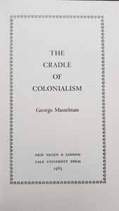 The Cradle of Colonialism
