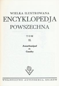 Encyklopedja Powszechna Wydawnictwa Gutenberga (Tom 2: Assurbanipal do Caudry)