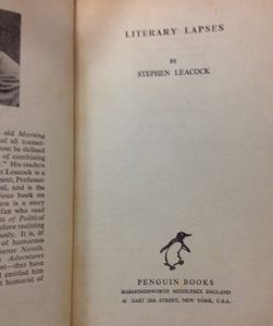Literary Lapses