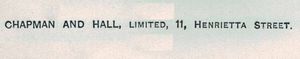 Chapman & Hall, Limited