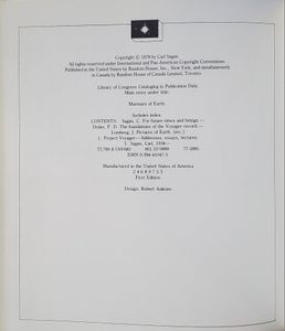 Murmurs of Earth: The Voyager Interstellar Record