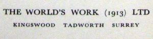 The World's Work (1913) Ltd