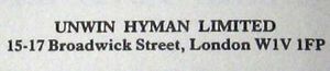 Unwin Hyman Ltd.