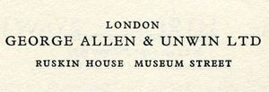 George Allen & Unwin Ltd.