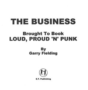 The Business Brought To Book Loud, Proud 'n' Punk
