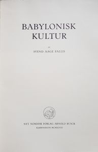 Babylonisk Kultur