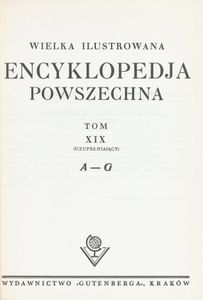Encyklopedja Powszechna Wydawnictwa Gutenberga (Tom 19: Uzupełnienie A-G)