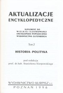 Aktualizacje Encyklopedyczne (Tom 2: Historia - Polityka)