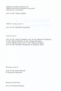 Aktualizacje Encyklopedyczne (Tom 2: Historia - Polityka)