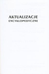 Aktualizacje Encyklopedyczne (Tom 7: Fizyka - Chemia)