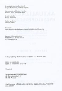 Aktualizacje Encyklopedyczne (Tom 7: Fizyka - Chemia)