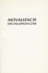 Aktualizacje Encyklopedyczne (Kraje Świata, Część 1)