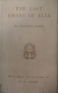 The Last Essays of Elia