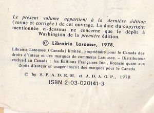Petit dictionnaire français
