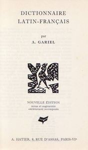 Latin-Français Dictionnaire Hatier