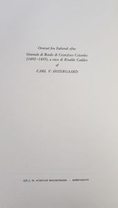 Columbus Skibsjournal (1492-1493)