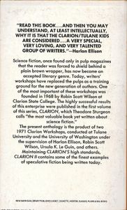 Clarion II: An Anthology of Speculative Fiction and Criticism