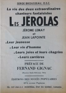 La Vie des Jérolas