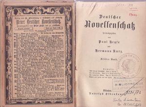 Deutschen Novellenschatz
