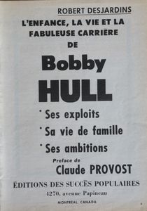 Bobby Hull...la Comète Blonde du Chicago