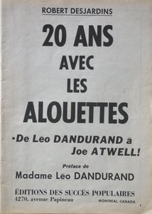 20 ans avec Alouettes - Montréal