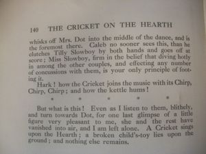 The "Pears" Edition of Charles Dickens' Christmas Books: The Cricket on the Hearth