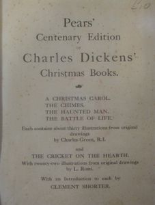 The "Pears" Edition of Charles Dickens' Christmas Books: The Cricket on the Hearth