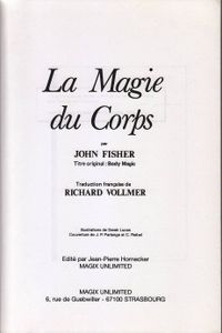 La Magie du corps