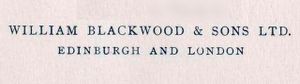 William Blackwood & Sons Ltd.