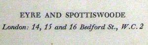 Eyre & Spottiswoode