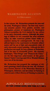 Washington Allston: The Biography of a Pioneer of American Art and a Study of Romantic Art in America