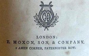 E. Moxon, Son & Company