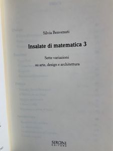 Insalate di Matematica 3. Sette variazioni su arte, design e architettura