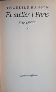 Et atelier i Paris 2 - Dagbog 1947-52