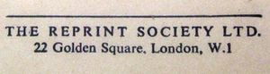 The Reprint Society Ltd.