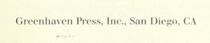 Greenhaven Press, Inc.