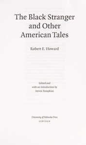 The Black Stranger and Other American Tales