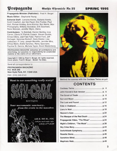 Propaganda - Gothic Chronicle No. 22