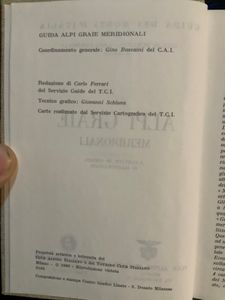Guida dei Monti d'Italia - Alpi Graie Meridionali
