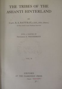 The Tribes of the Ashanti Hinterland - Vol. II
