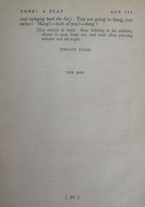 Rope: A Play