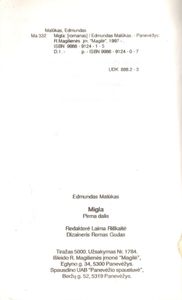 Migla. Pirma Dalis