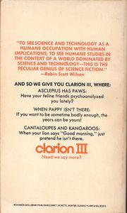 Clarion III: An Anthology of Speculative Fiction and Criticism