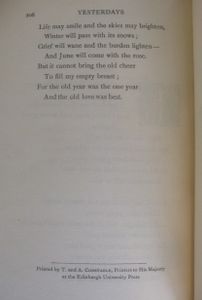 Poems of Experience & Yesterdays