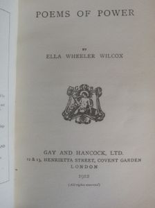 Poems of Power and Cheer